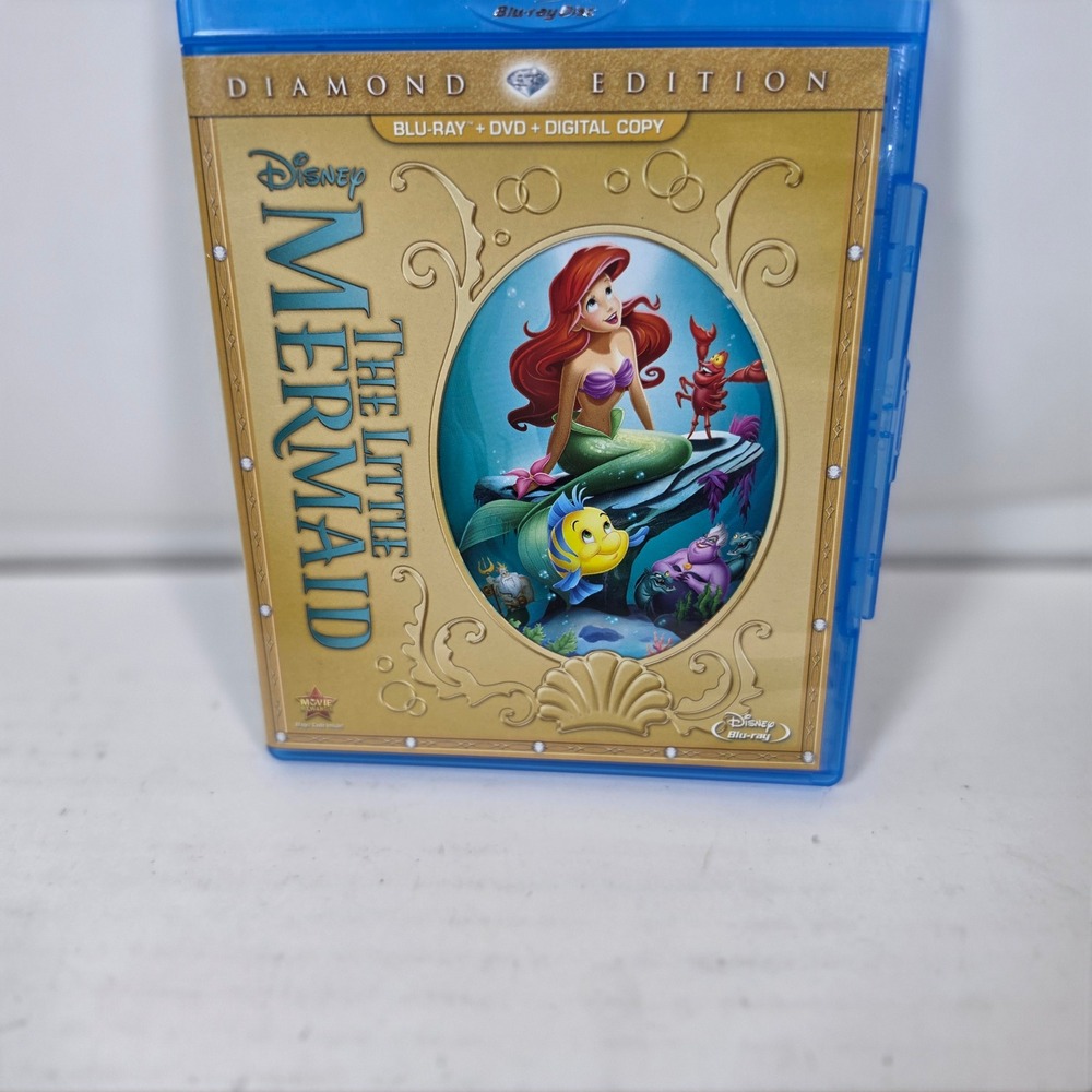 Disney The Little Mermaid Blu-ray DVD Diamond Edition Animated Movie BluRay Only